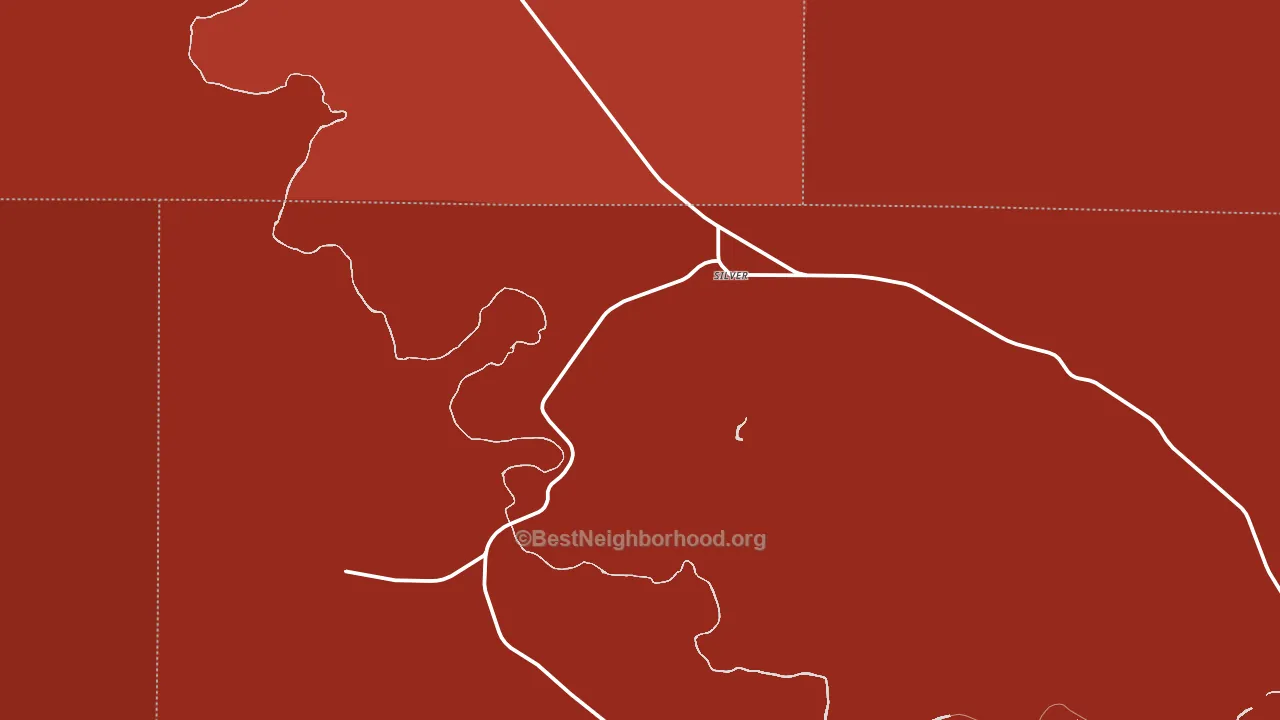 Silver, TX block-group political-lean map