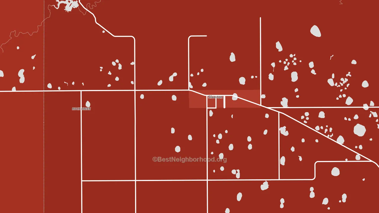 Silverton, TX block-group political-lean map