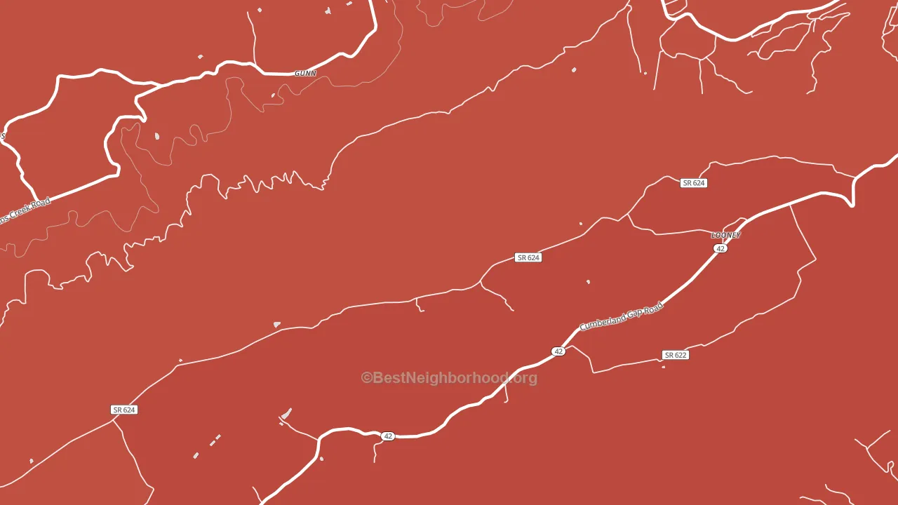 Simmonsville, VA block-group political-lean map