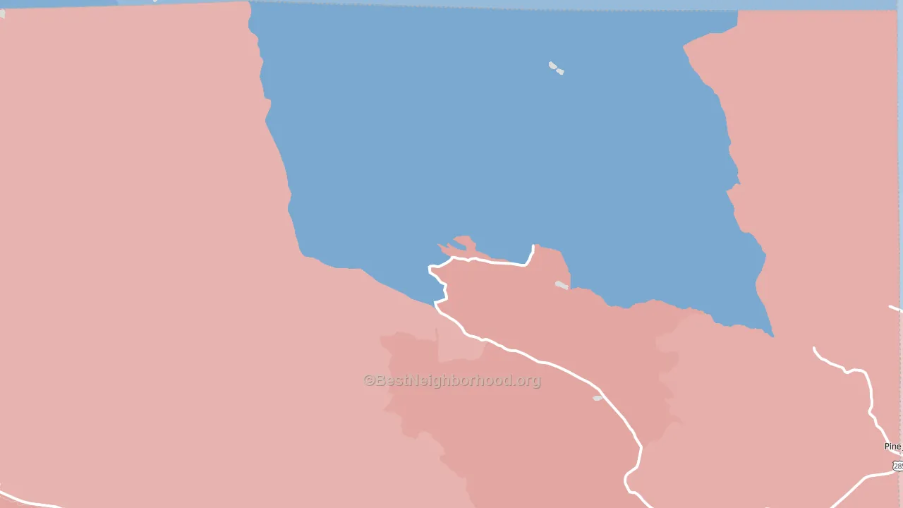 Singleton, CO block-group political-lean map