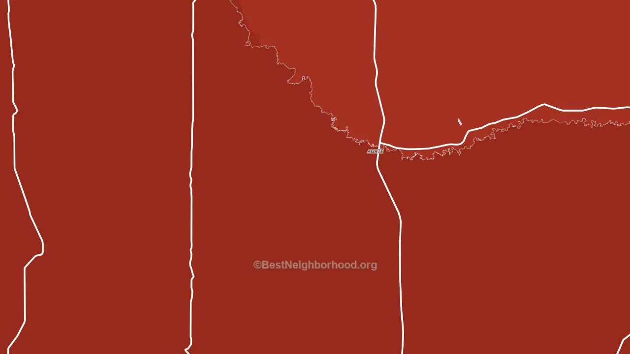 Sioux County, NE block-group political-lean map
