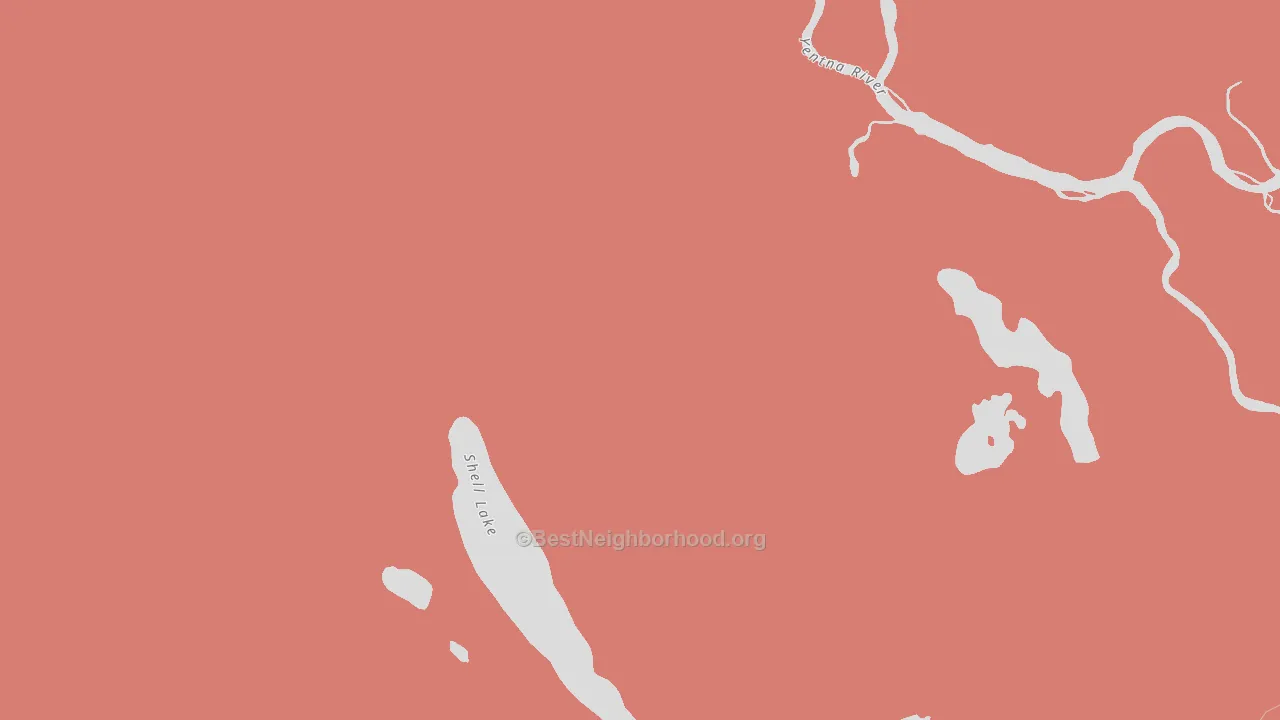 Skwentna, AK block-group political-lean map