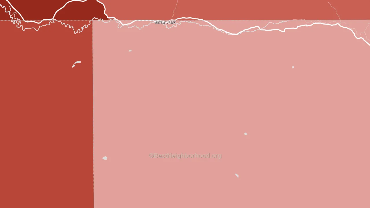 Slater, CO block-group political-lean map