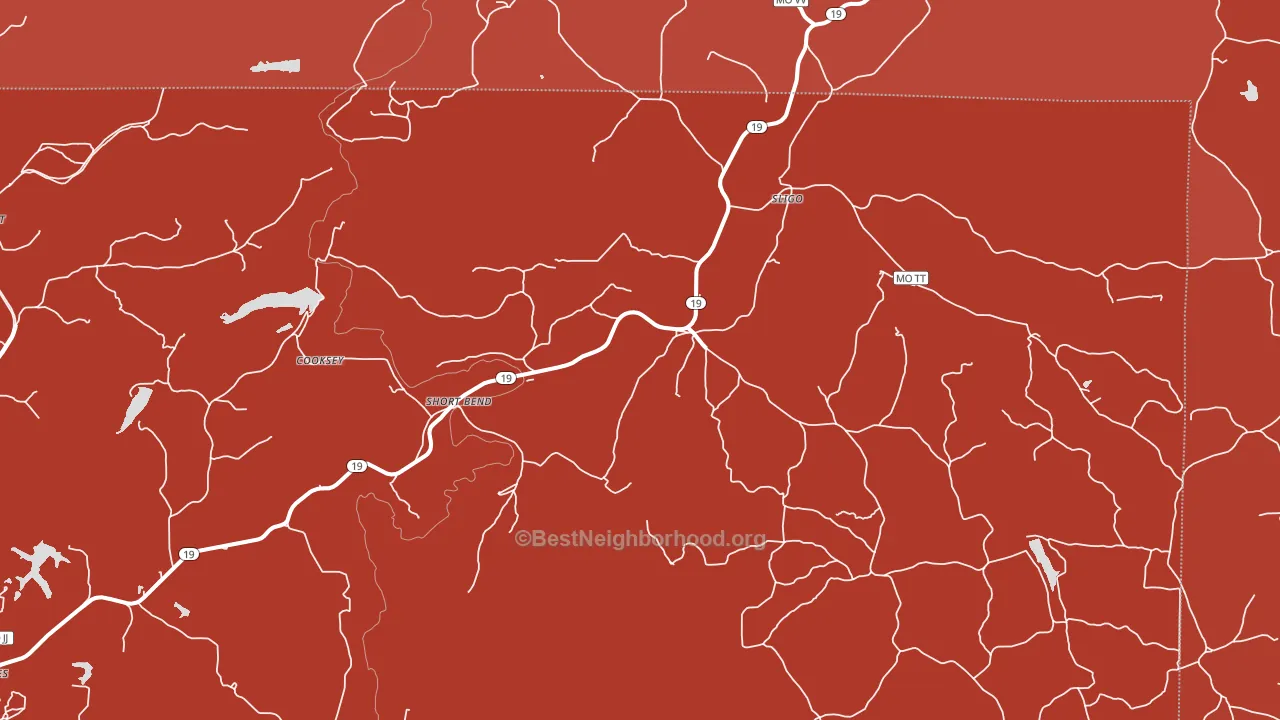 Sligo, MO block-group political-lean map