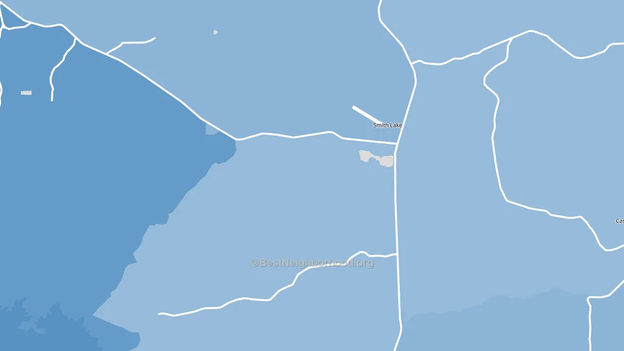 Smith Lake, NM block-group political-lean map