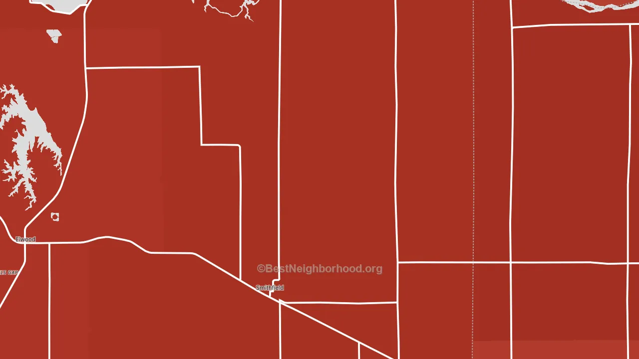 Smithfield, NE block-group political-lean map