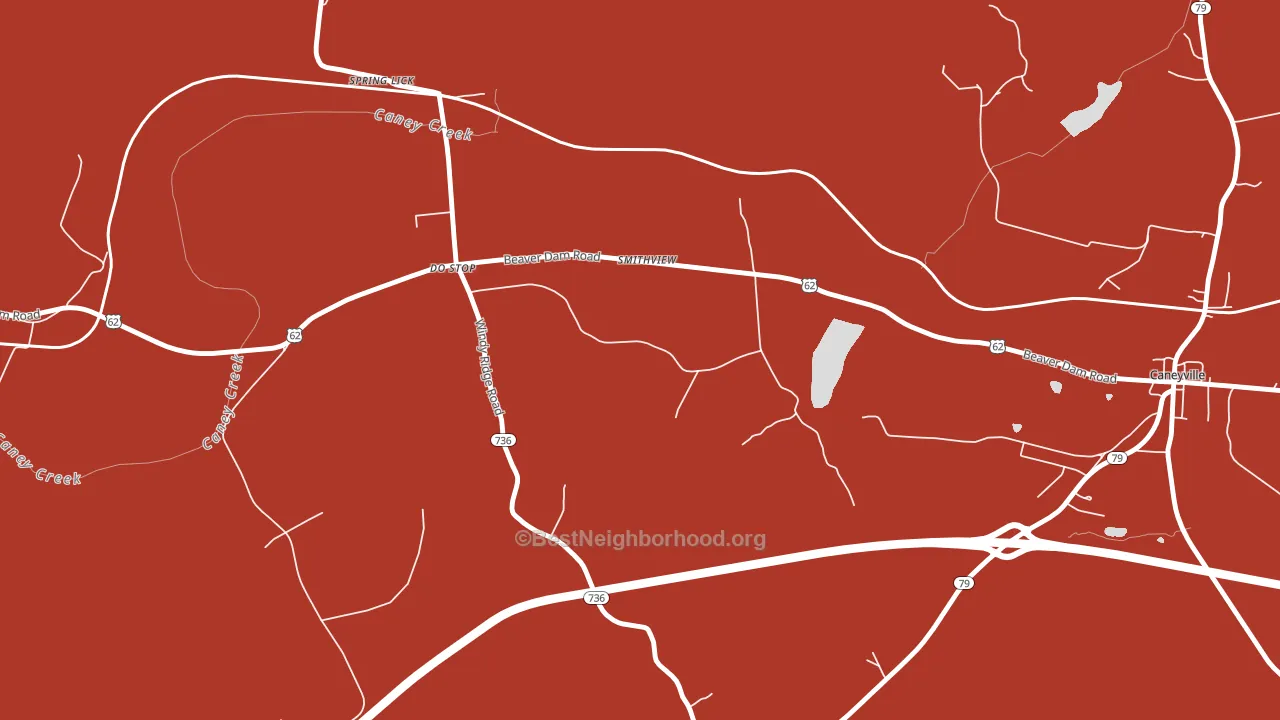Smithview, KY block-group political-lean map