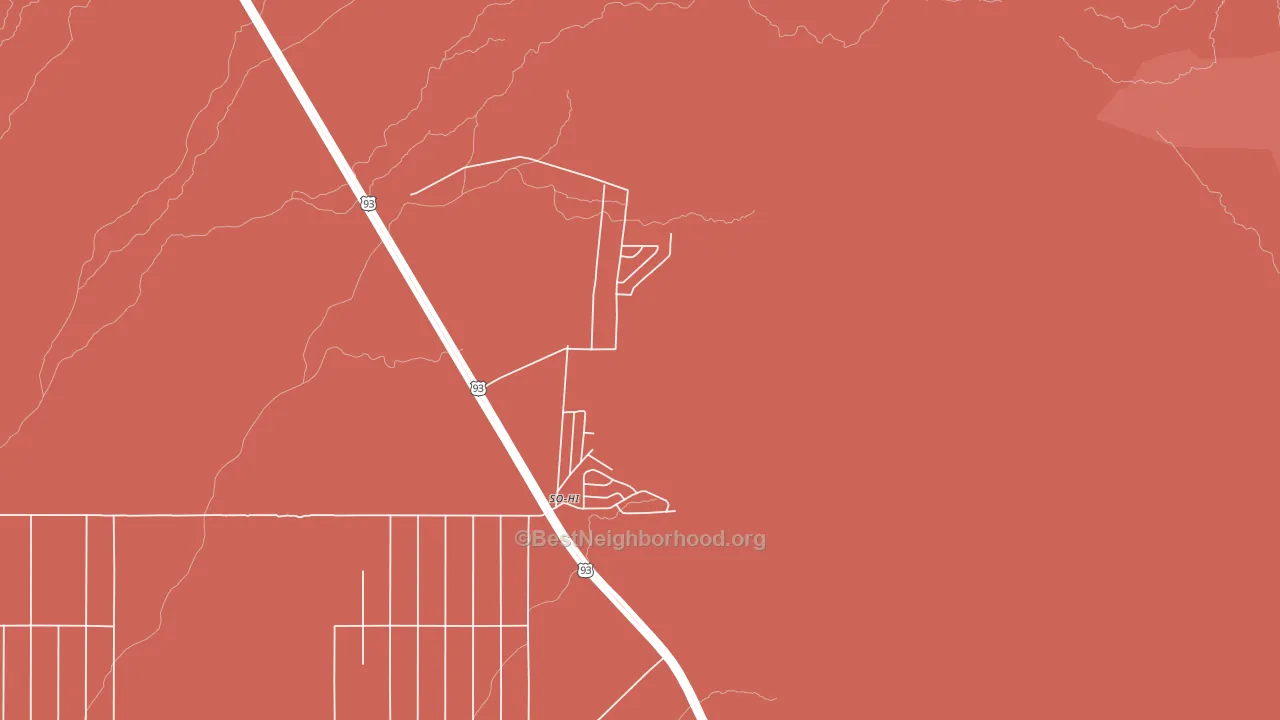 So-Hi, AZ block-group political-lean map