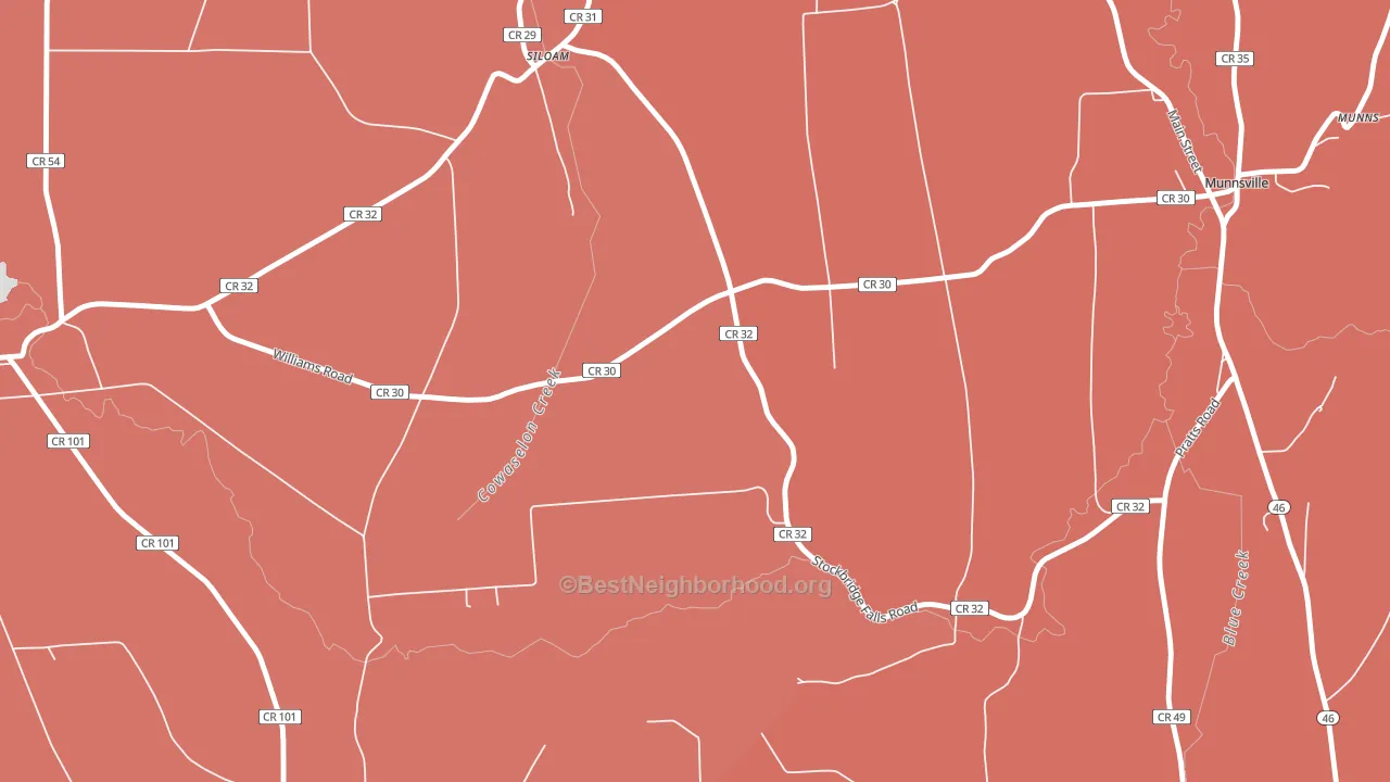 Solsville, NY block-group political-lean map