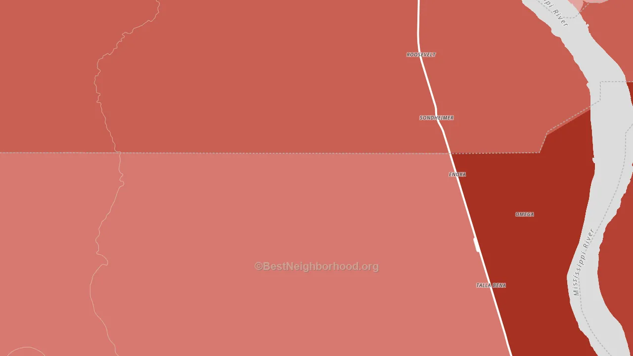 Sondheimer, LA block-group political-lean map