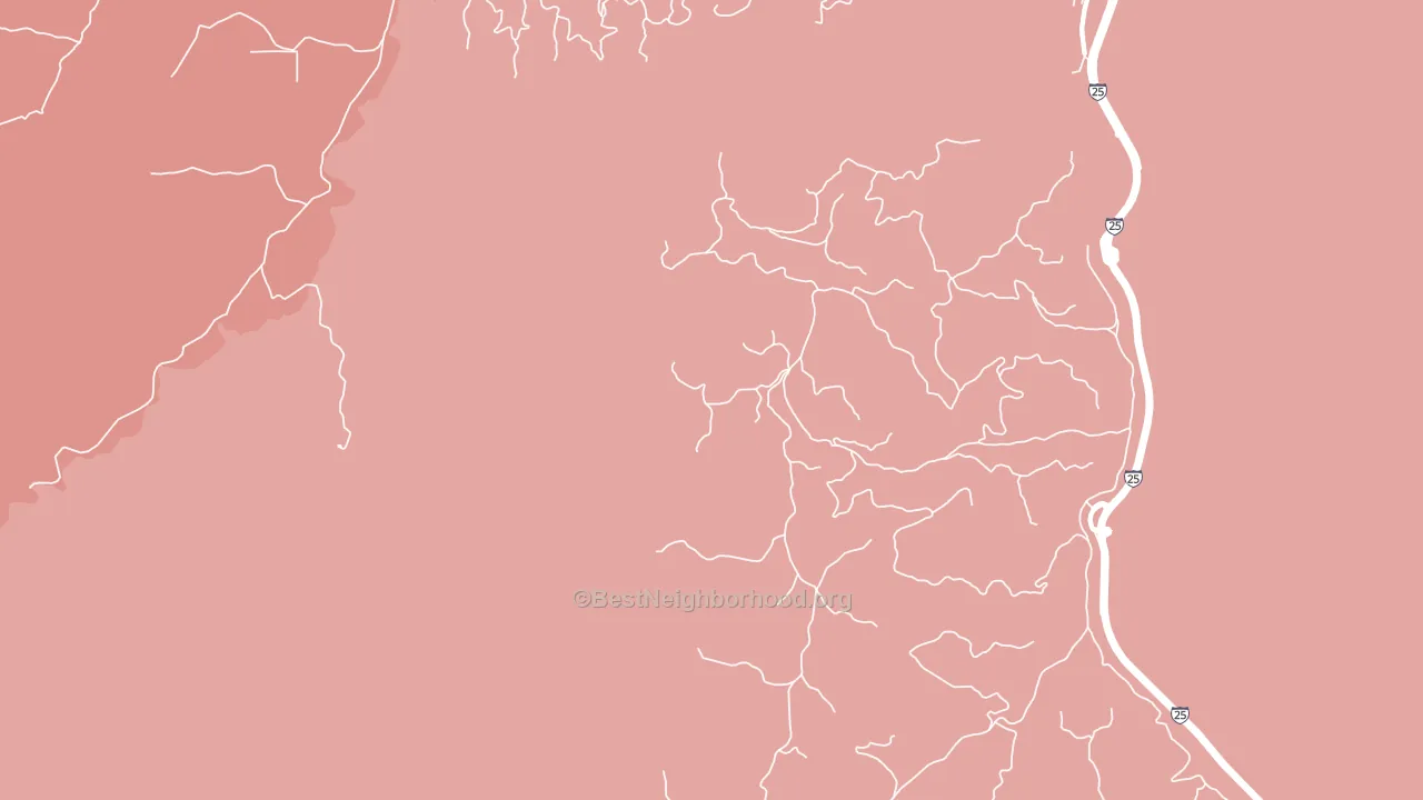 Sopris, CO block-group political-lean map