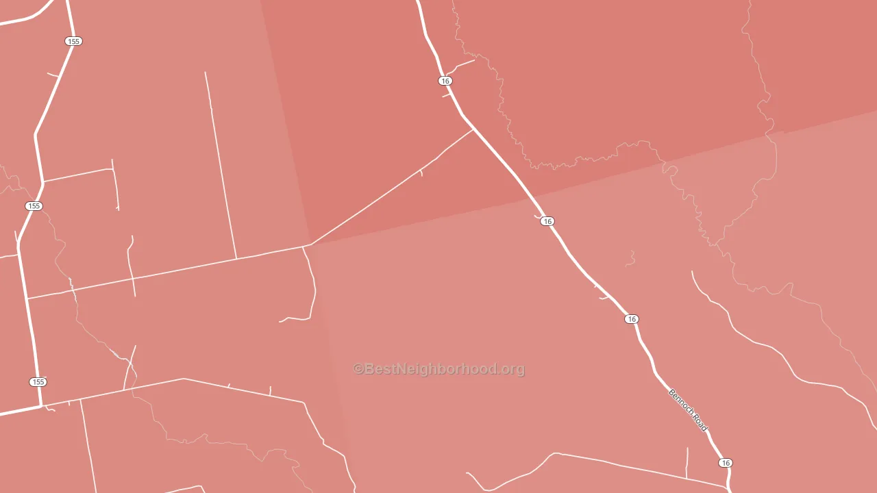 South Lagrange, ME block-group political-lean map