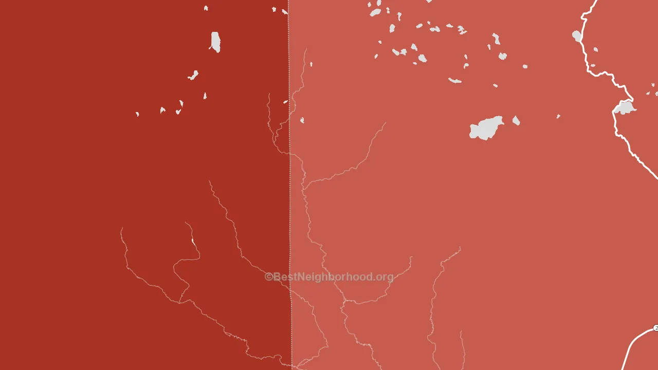 South Pass City, WY block-group political-lean map