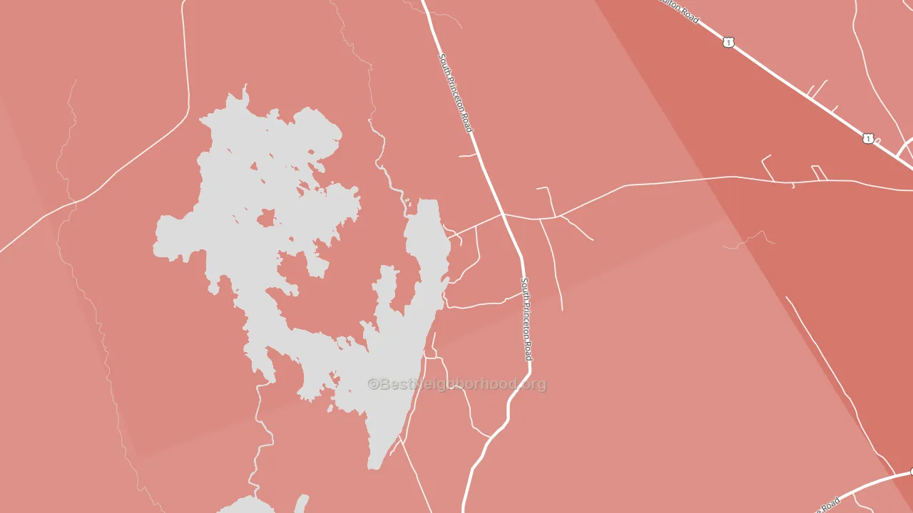 South Princeton, ME block-group political-lean map