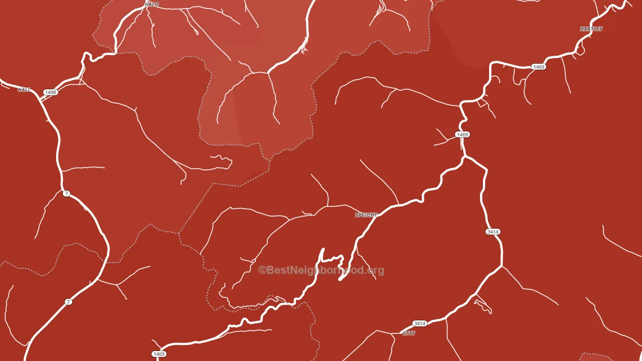 Speight, KY block-group political-lean map