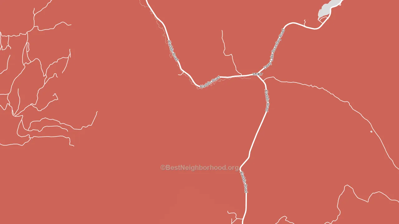 Spirit, WA block-group political-lean map