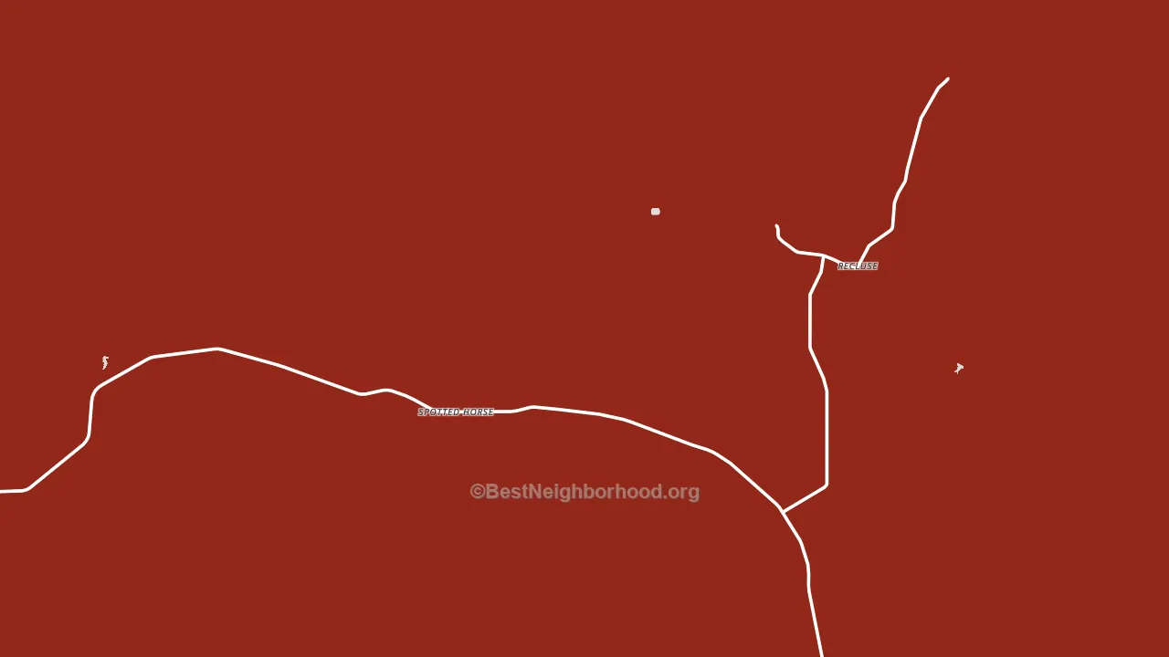 Spotted Horse, WY block-group political-lean map