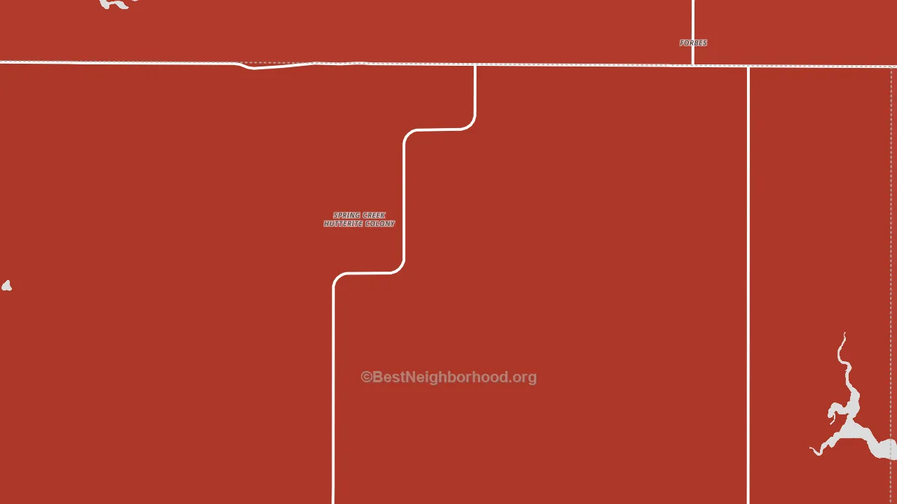 Spring Creek Colony, SD block-group political-lean map