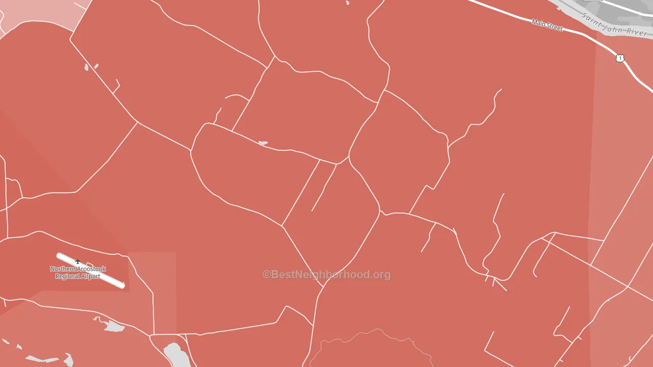 St. David, ME block-group political-lean map