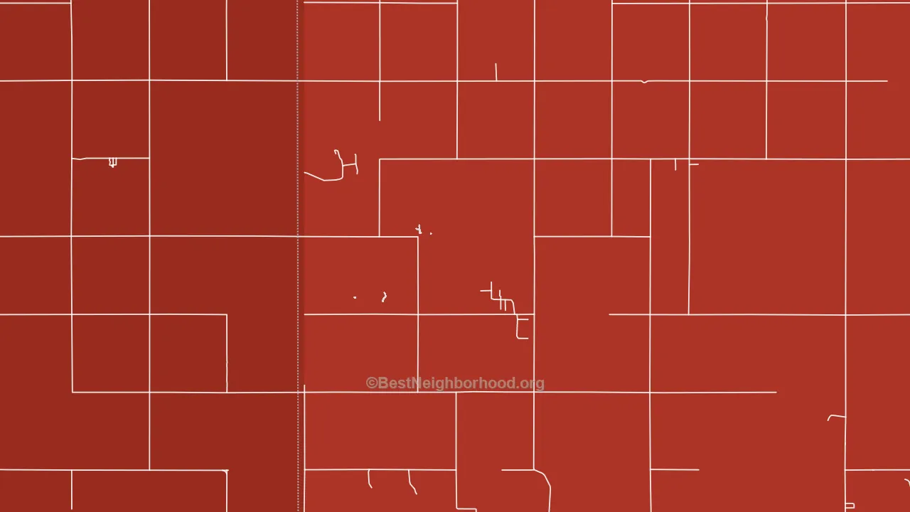 St. Peter, KS block-group political-lean map