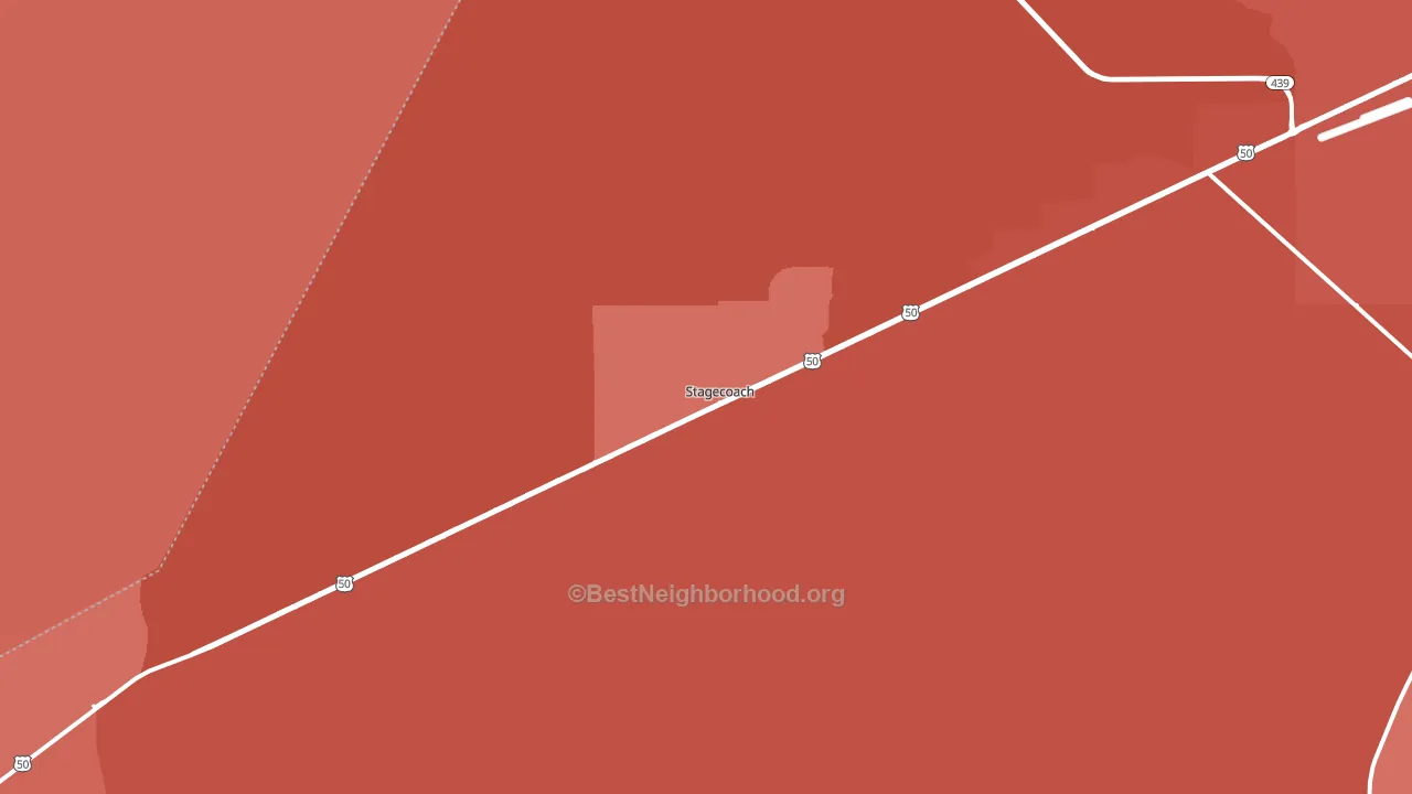 Stagecoach, NV block-group political-lean map