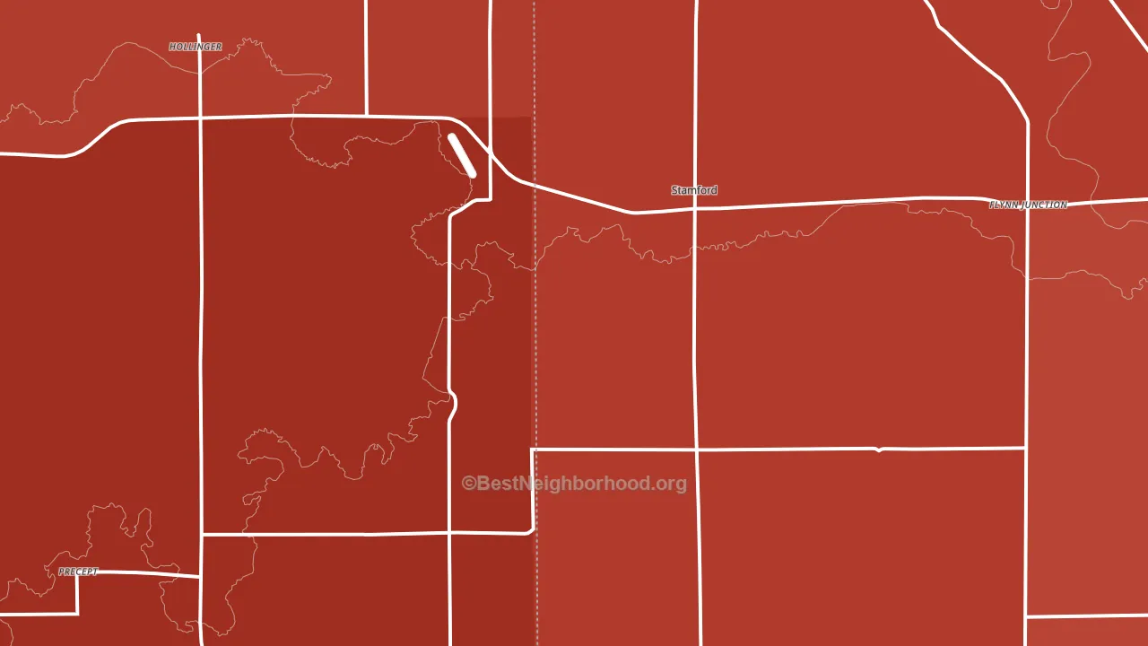 Stamford, NE block-group political-lean map