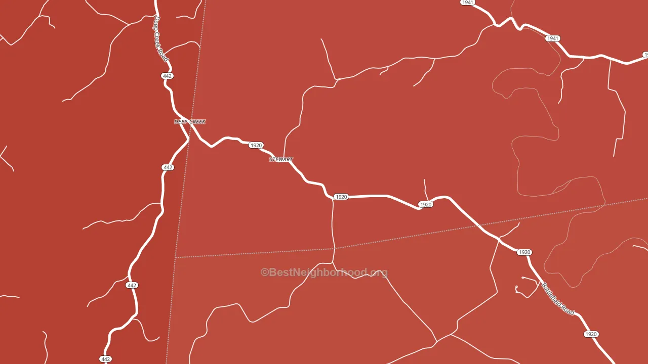 Stewart, KY block-group political-lean map