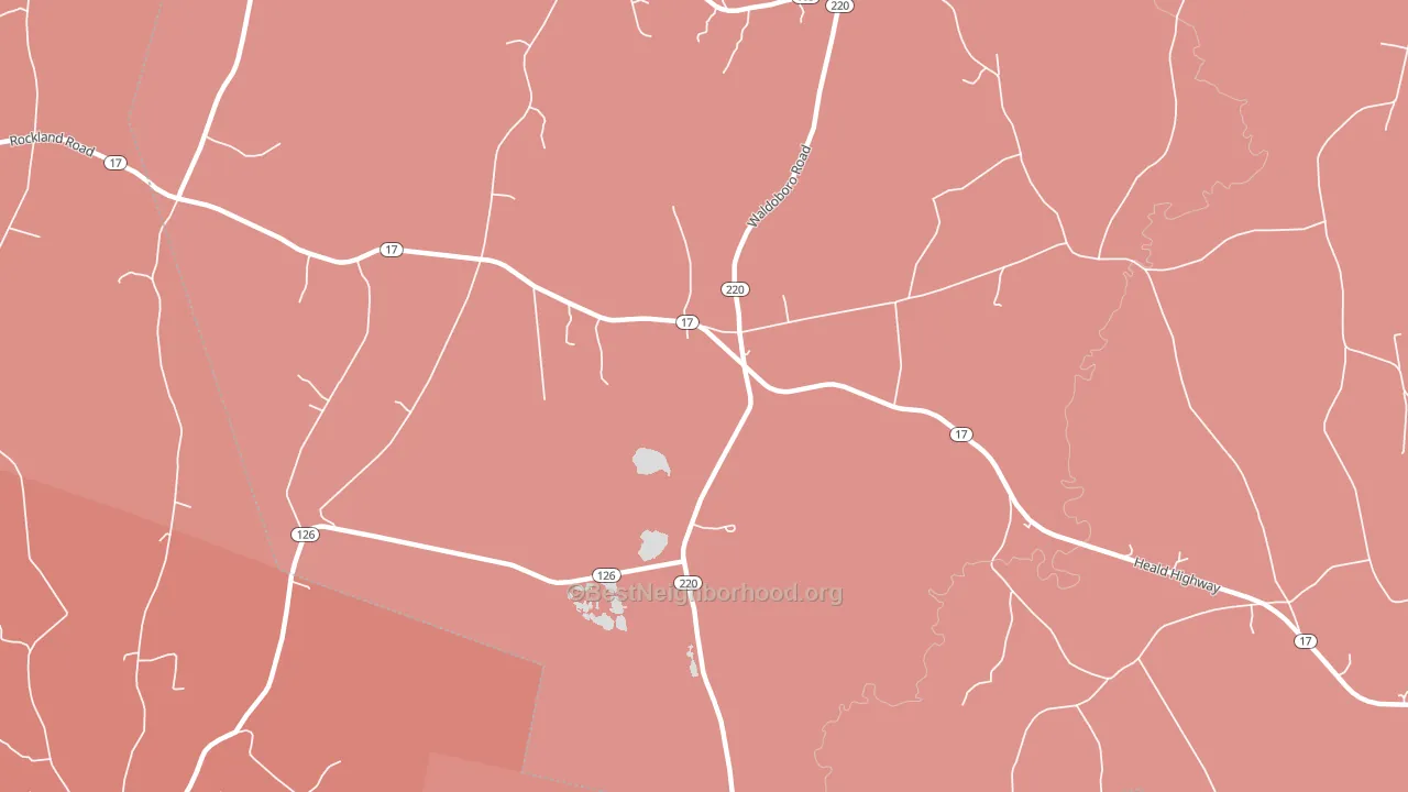 Stickney Corner, ME block-group political-lean map