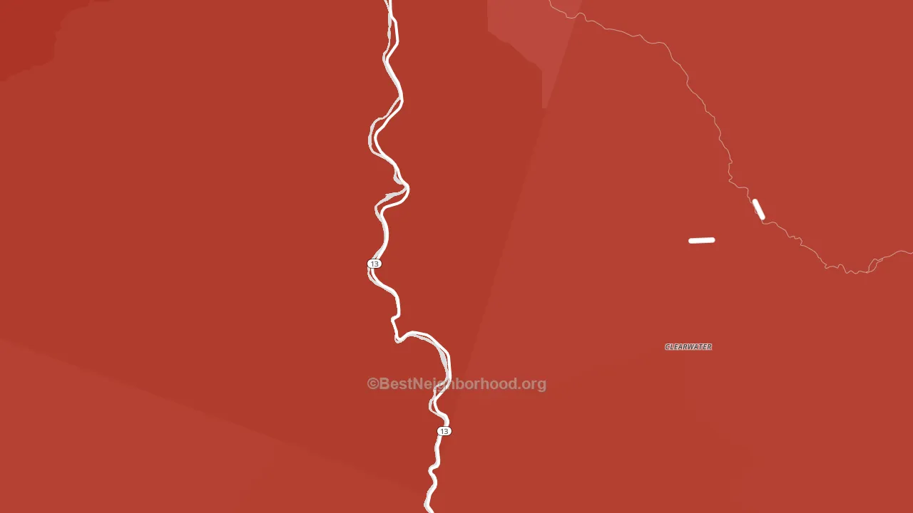 Stites, ID block-group political-lean map