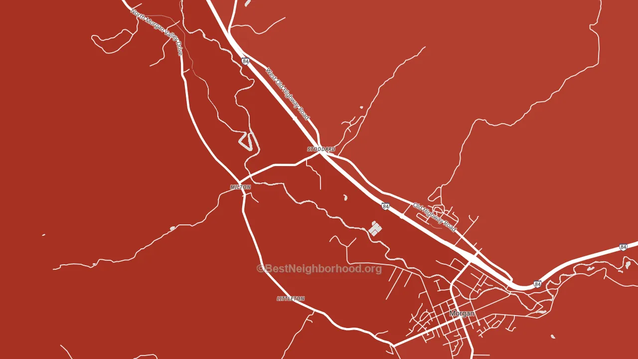 Stoddard, UT block-group political-lean map