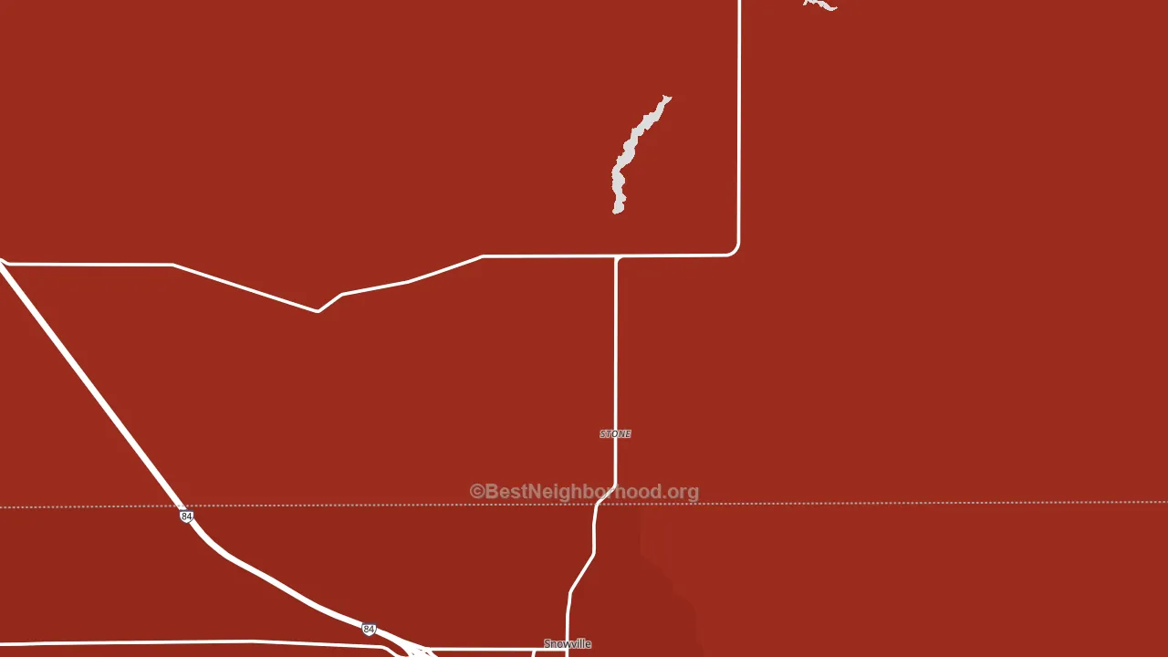 Stone, ID block-group political-lean map