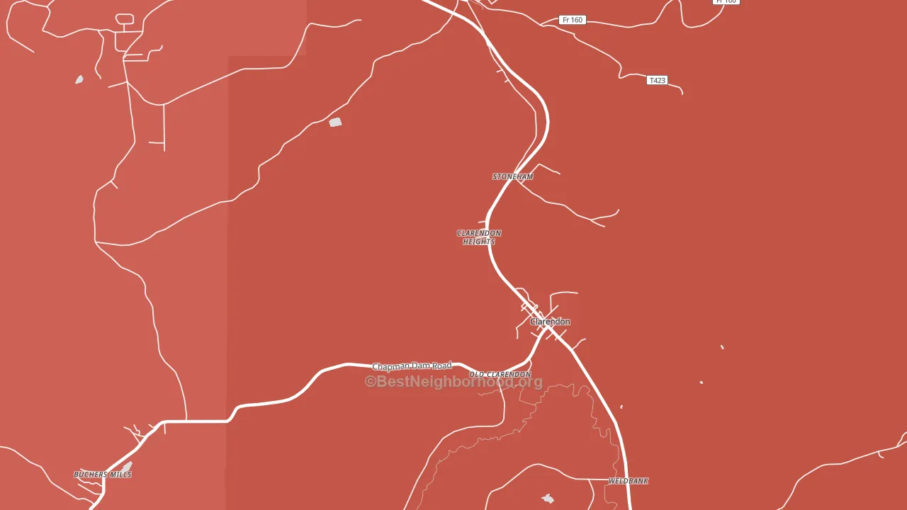 Stoneham, PA block-group political-lean map