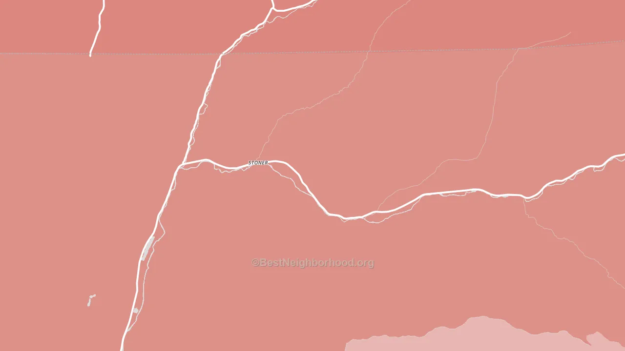 Stoner, CO block-group political-lean map