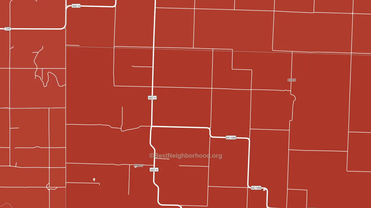 Stotesbury, MO block-group political-lean map