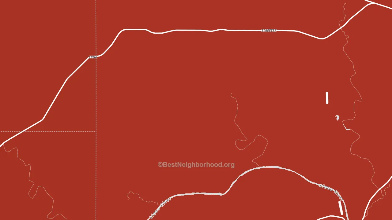 Streeter, TX block-group political-lean map