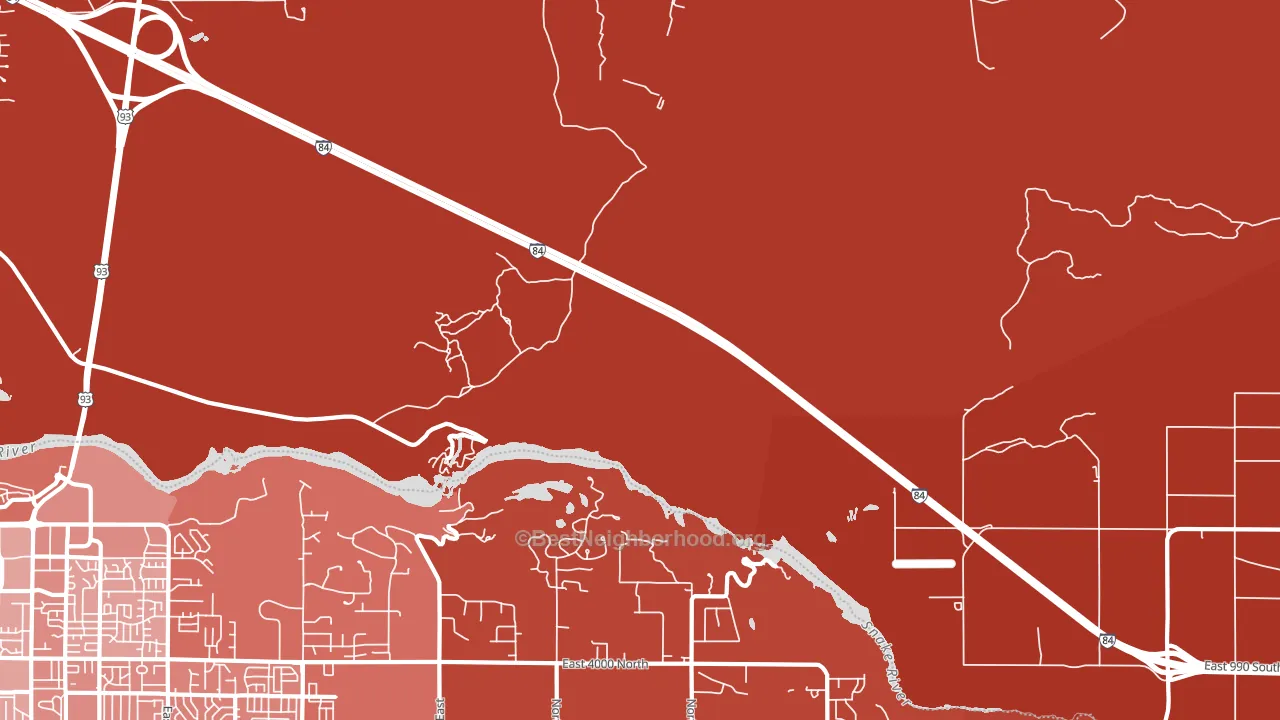 Sugar Loaf, ID block-group political-lean map