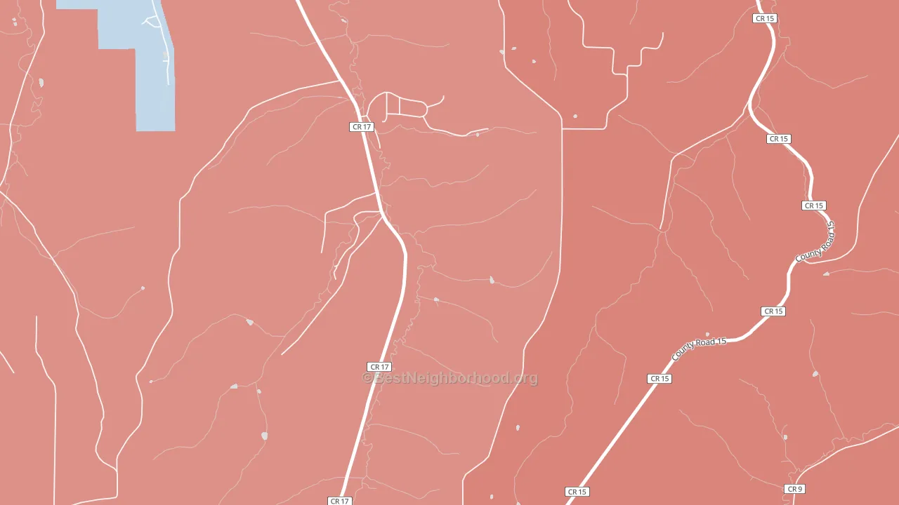Sugarloaf, MN block-group political-lean map