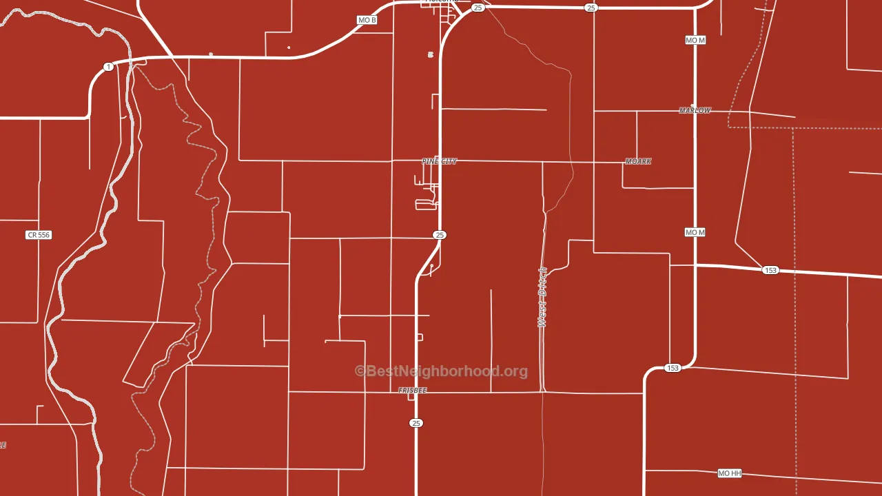 Sumach, MO block-group political-lean map