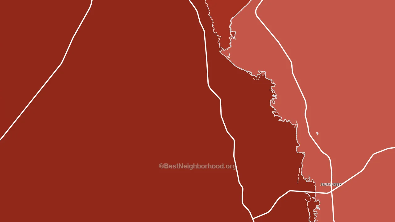 Sumatra, FL block-group political-lean map