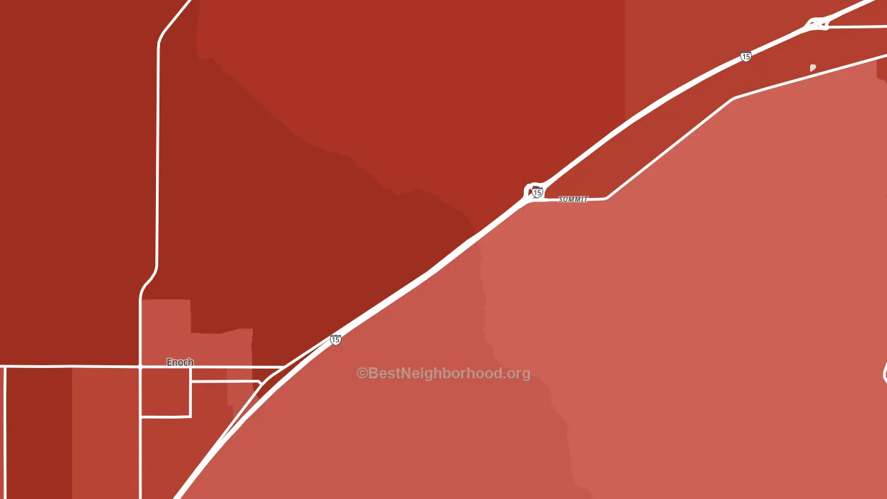 Summit, UT block-group political-lean map