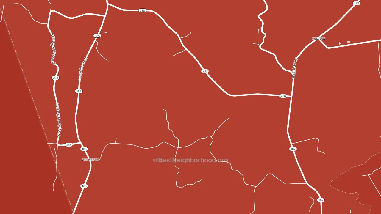 Sunfish, KY block-group political-lean map