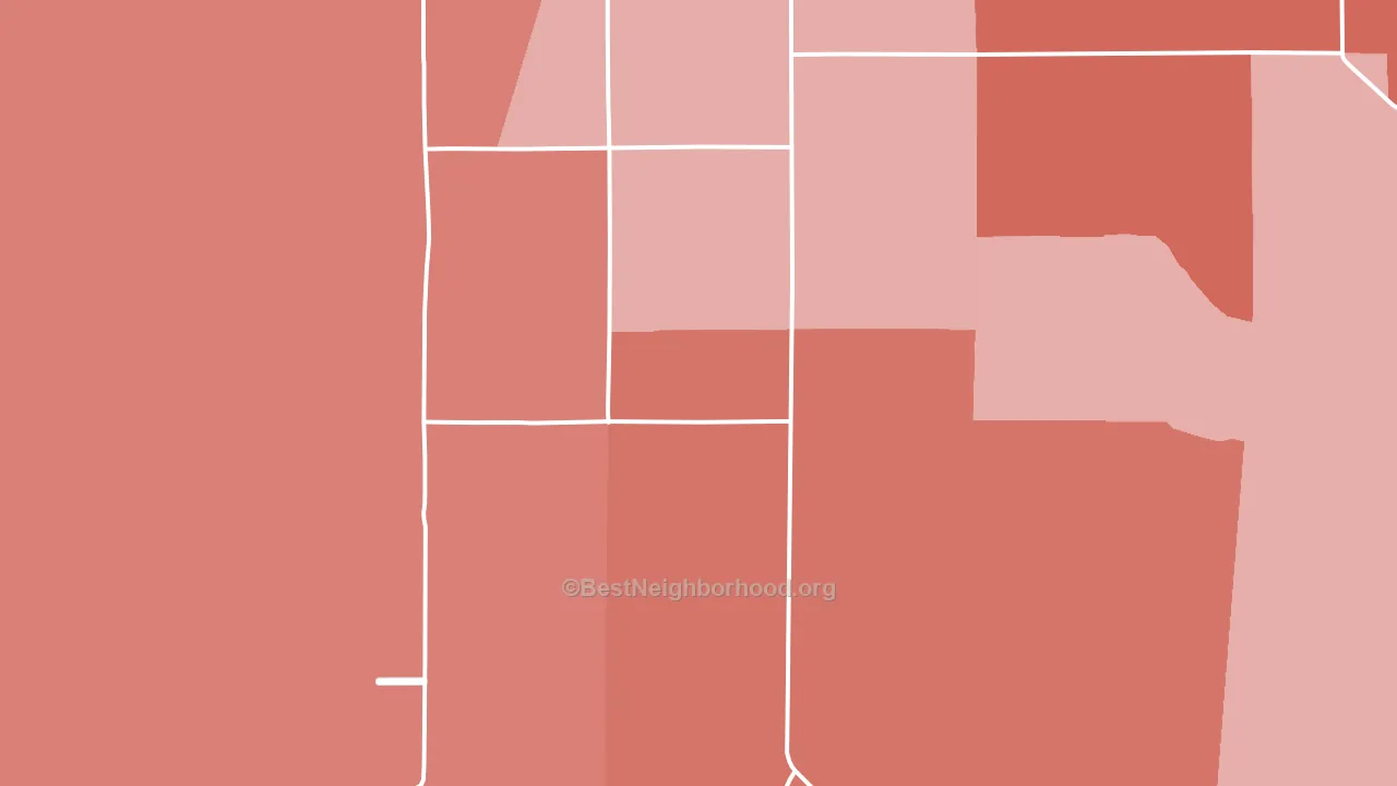 Sunshine, NM block-group political-lean map
