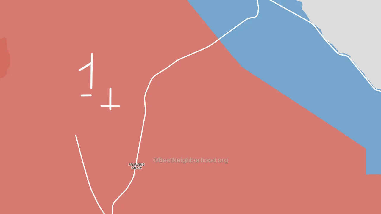 Sutcliffe, NV block-group political-lean map