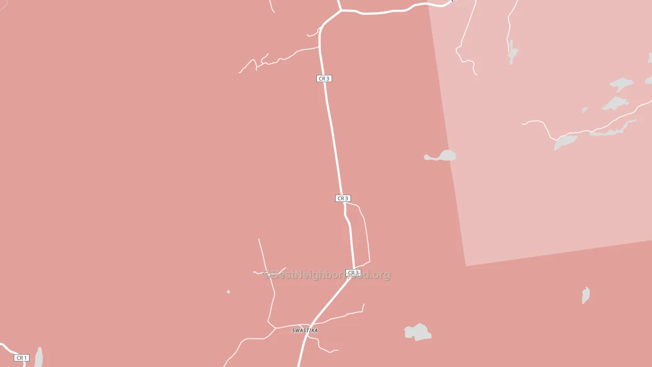 Swastika, NY block-group political-lean map