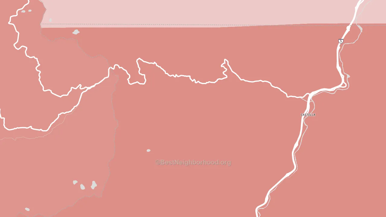Sweetbriar, CA block-group political-lean map