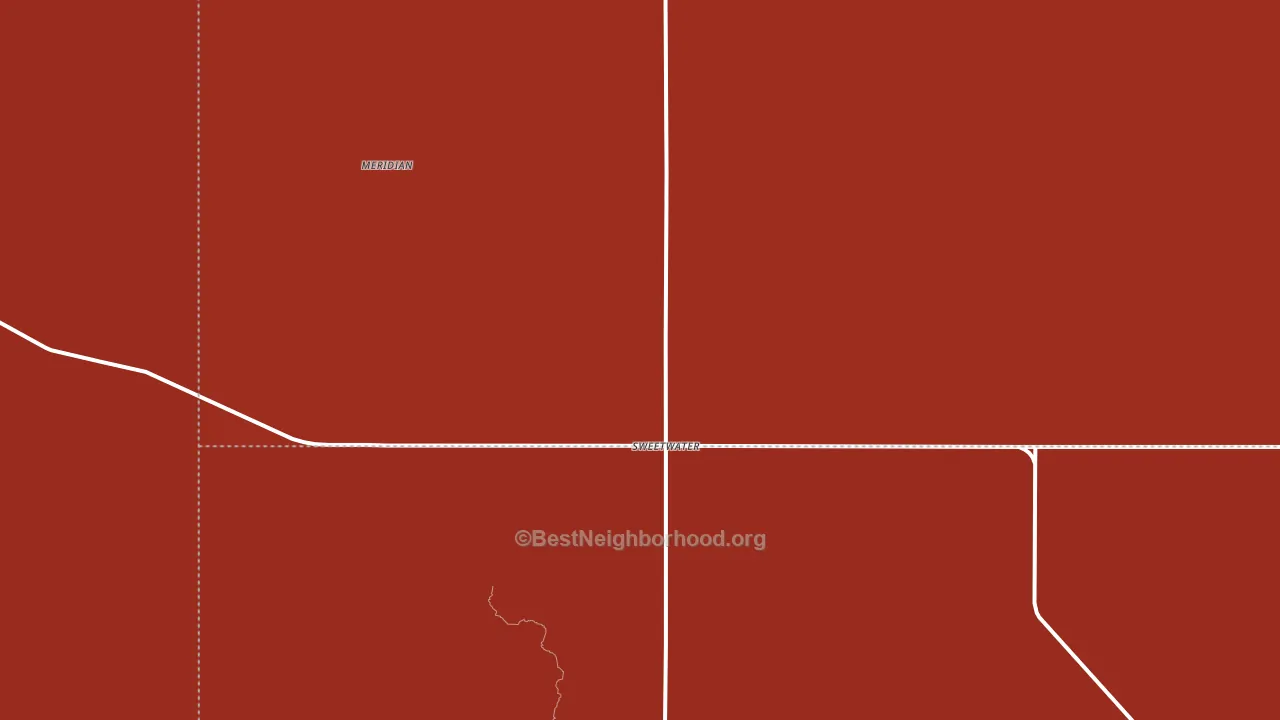 Sweetwater, OK block-group political-lean map