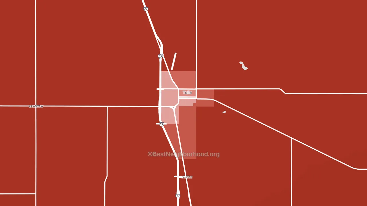 Swisher County, TX block-group political-lean map