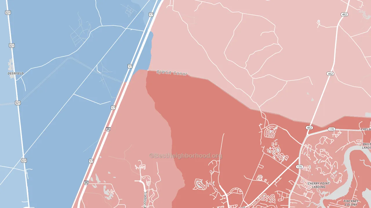 Switzerland, SC block-group political-lean map