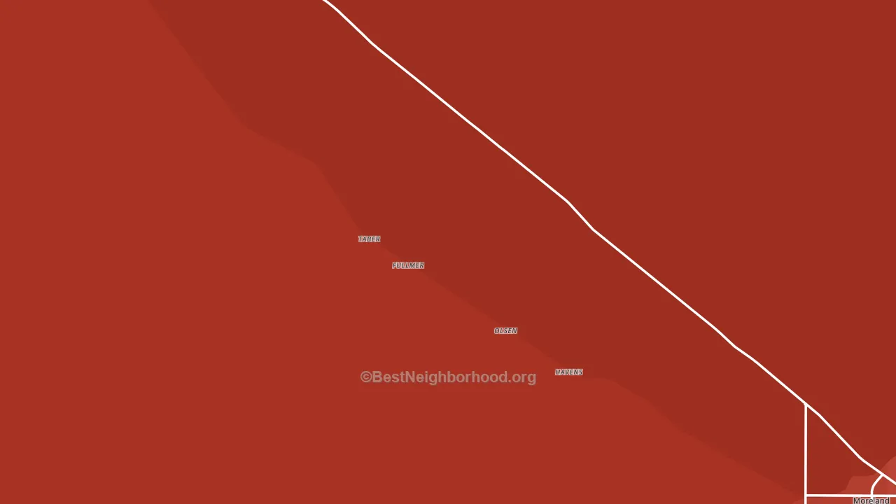 Taber, ID block-group political-lean map