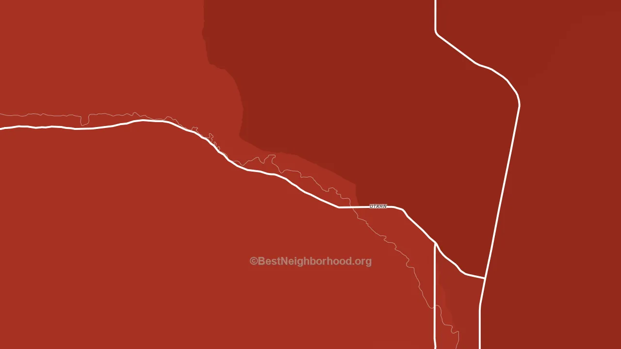 Talmage, UT block-group political-lean map